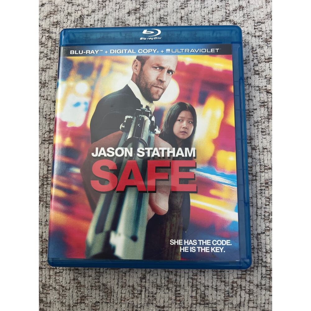 Safe Jason Statham Action Thriller Blu-Ray Disc Movie